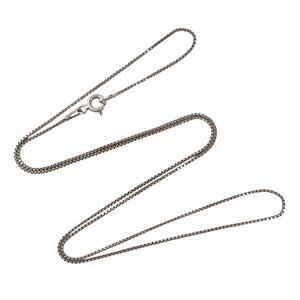 SU Box Chain Necklace | Italy Vintage Sterling Silver 925 | 20"